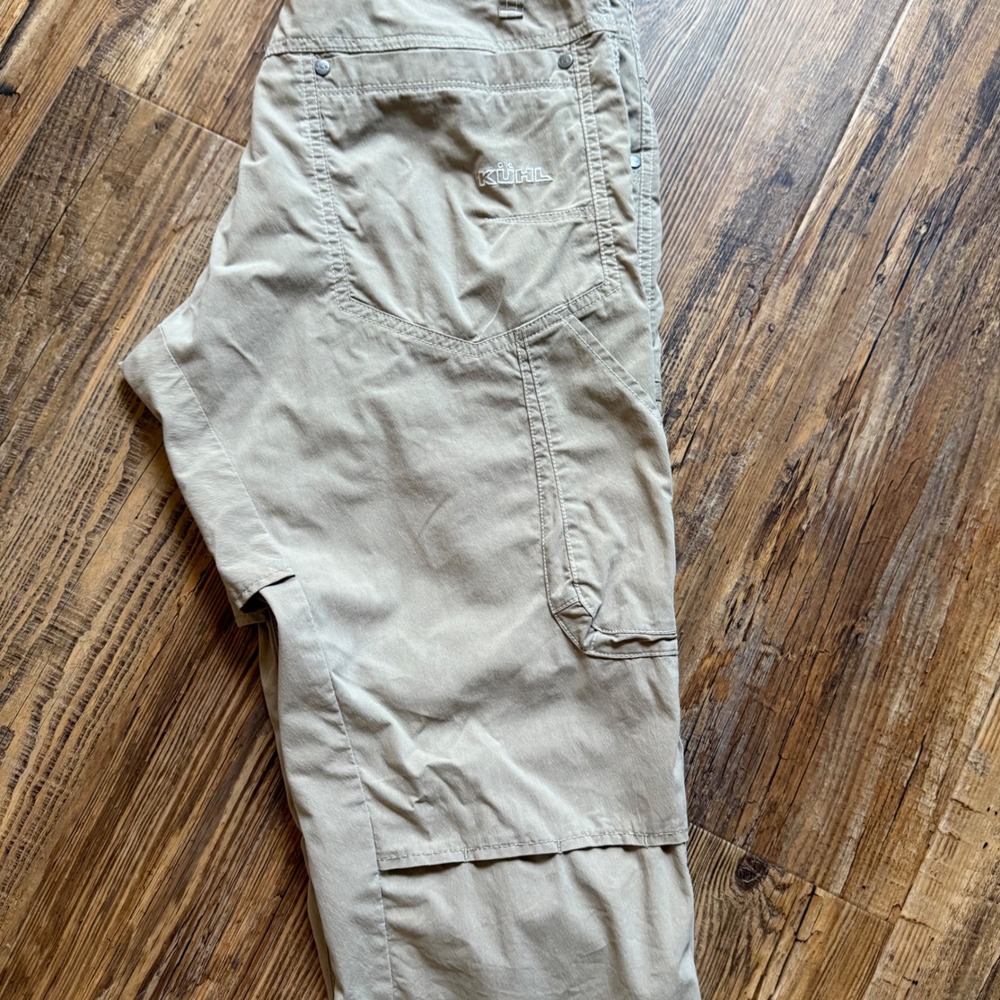 Kuhl Konfidant Air Pants 32x30 Khaki Hiking Technical Outdoor Gorpcore Utility - Picture 9 of 16